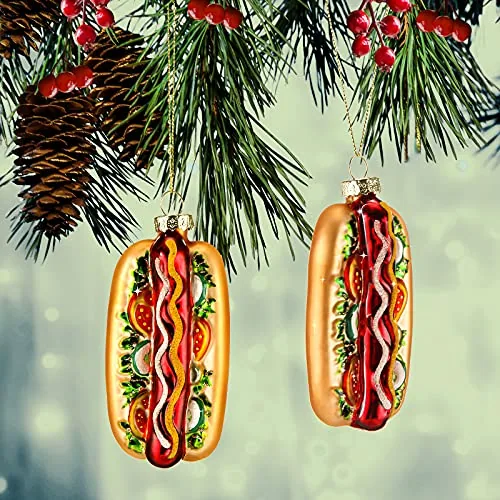 Christmas Food Ornaments Tree, pack of 2