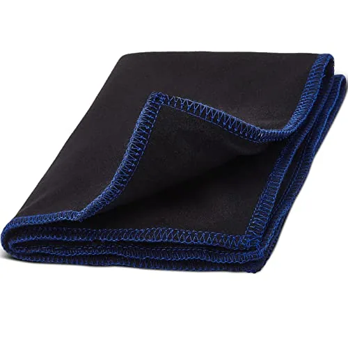 Bowling Ball Towel Microfiber Cleaning, black