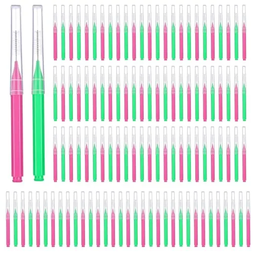 Braces Dental Brushes, pack of 100, green