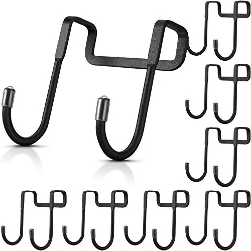 Over Cabinet Hook Double Shaped, pack of 8