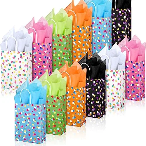 Dots Stars Theme Bags Tissue, pack of 30