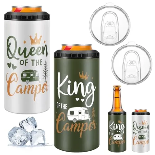 Camping Tumbler Can Cooler, pack of 2